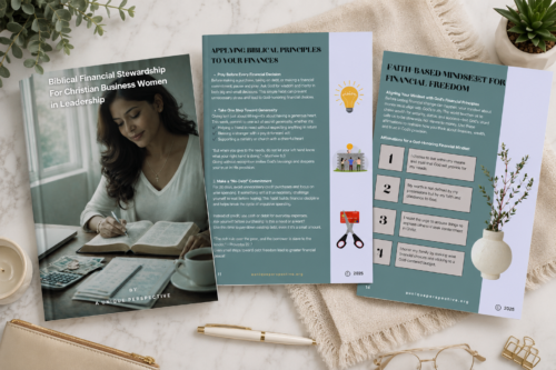 Christian Small Business Woman Leadership Formation Biblical Financial Stewardship Guide