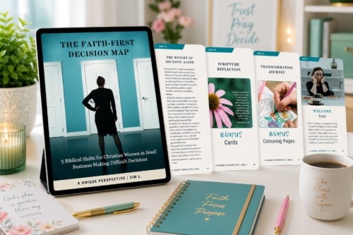 Christian Small Business Women Faith Decision Map