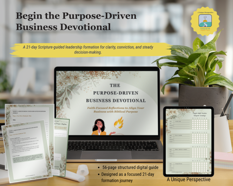 Purpose-Driven Business Devotional for Christian Small Business Women