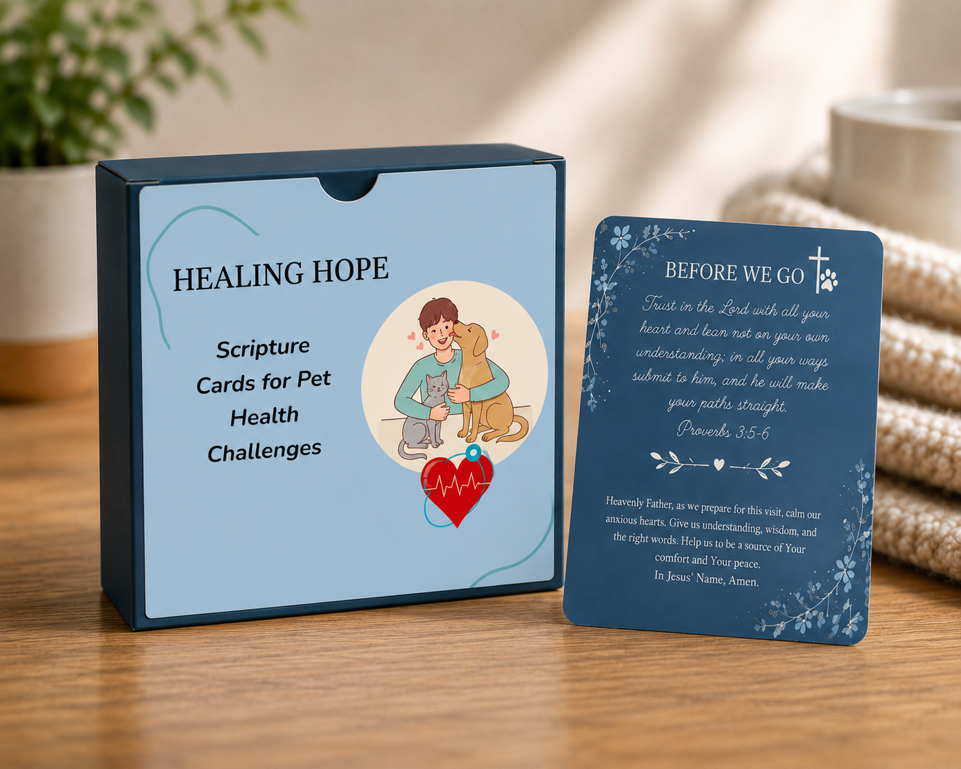 Christian Pet Health Scripture Cards