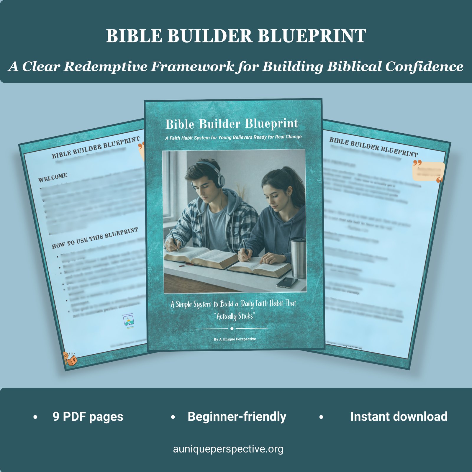 Christian Small Business Woman Next Generation Stewardship Resources | Bible Builder Blueprint - Image 2