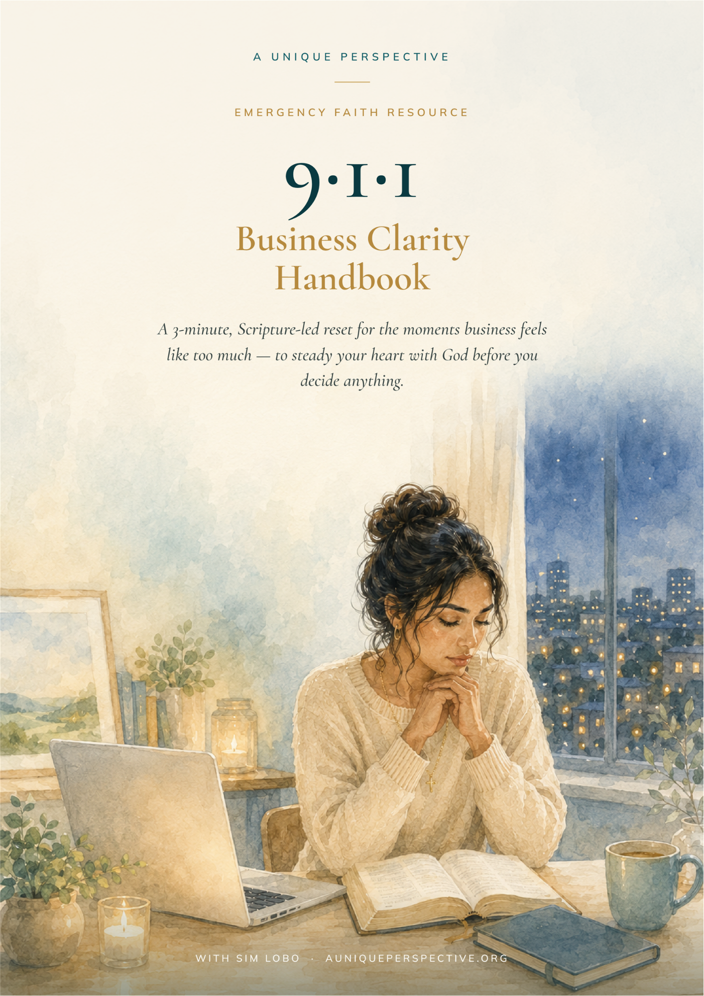 911 Christian Small Business Clarity Handbook mock up
