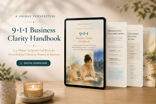 911 Christian Small Business Clarity Handbook