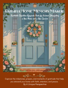 faithful home memory maker printable pdf