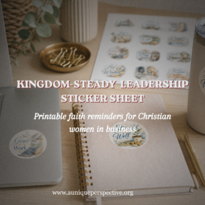 Kingdom-Steady Leadership Sticker Sheet