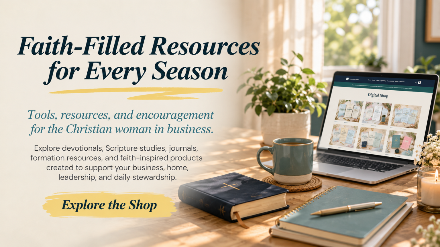 Christian Small Business Woman Leadership Tools
