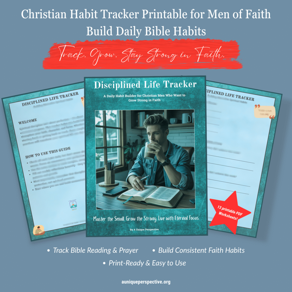 Christian habit tracker printable